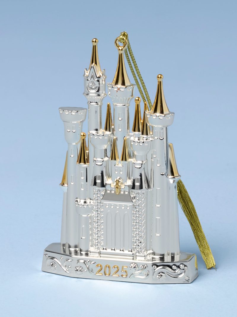 2025 Cinderella Castle Silverplate Ornament