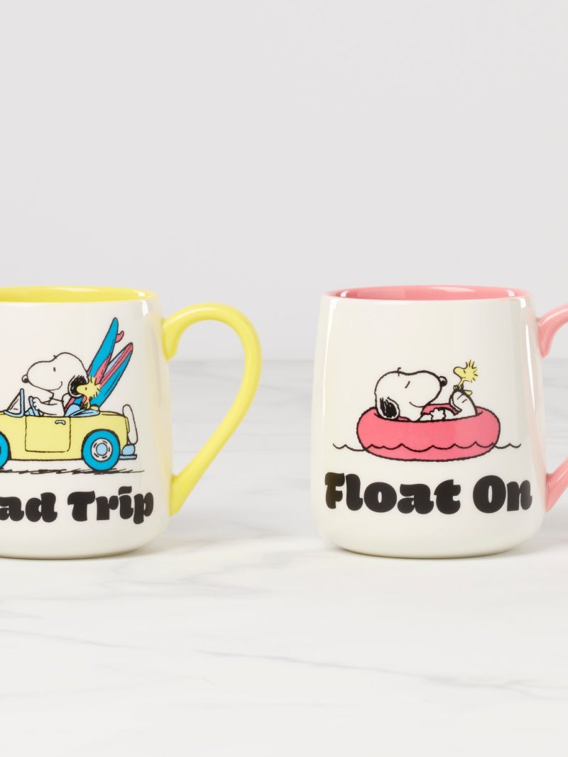 Peanuts Mugs - Set of 2 - Road Trip-Float On